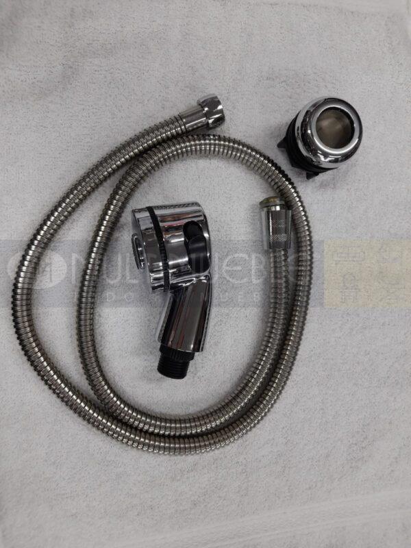 MANGUERA PARA LAVACABEZAS CROMADA MOD 1220