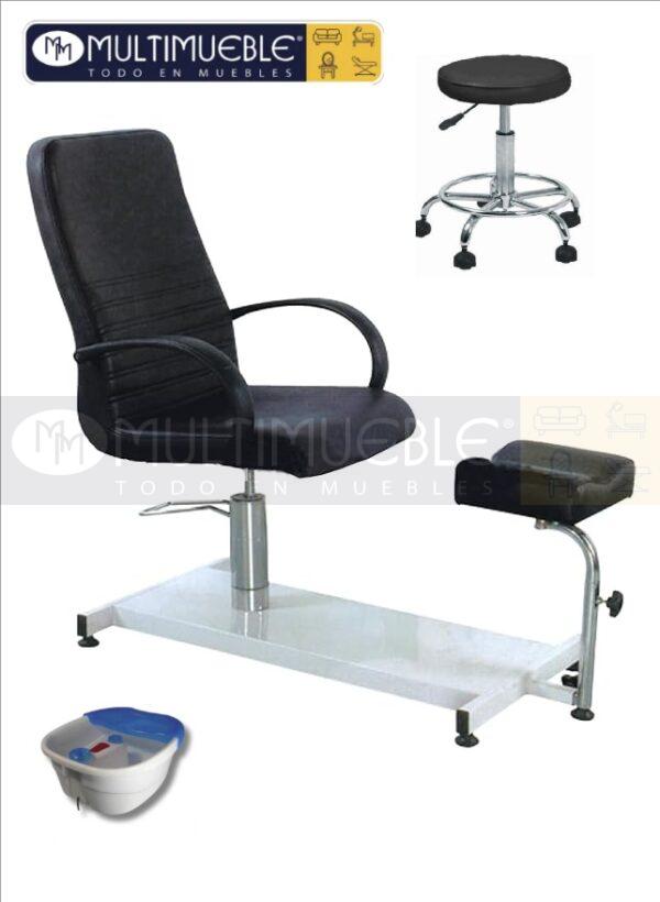 Estación de pedicure Importada con banco y spa