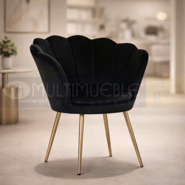 Silla de espera en forma de flor mod 1220